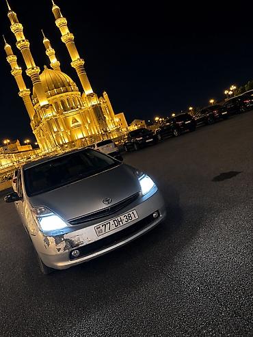 prius 30 tuning: Toyota Prius (2-ci nəsil) hibrid hetçbek - Gümüşü gövdə rəngi, qara — 5