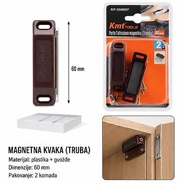 KMT aluminijumske legure kvaka za magnetna mreža za prozor – velika