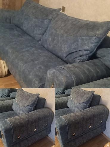 Divan 2 eded kreslo divan acilandi baza var qiymet 350 azn unvan kənd