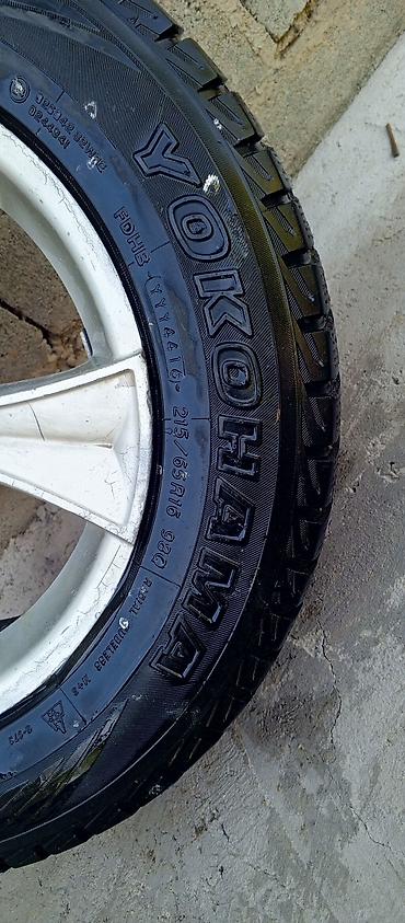 Шиналар жана дисктер: Дөңгөлөктөр монтажда 215 / 65 / R 16, Кыш, Колдонулган, Комплект, Жол тандабастар (АТ/МТ), Куйма, тешиктери - 5 — 3