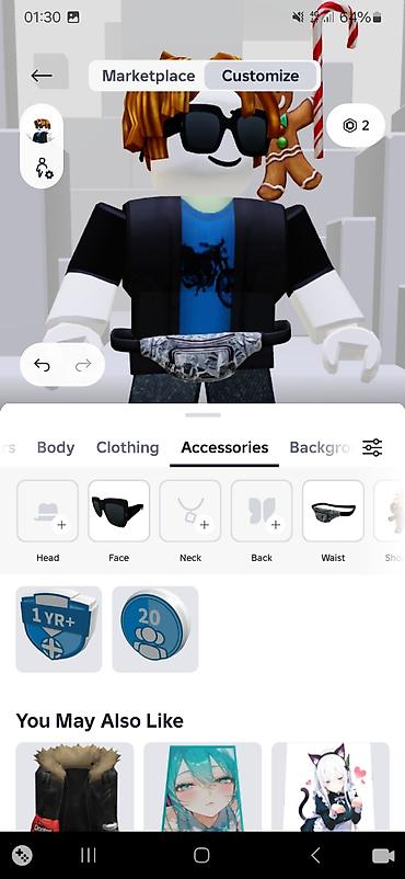 Комплекты одежды: Набор аватаров и одежды для Roblox (скриншоты из меню — 14