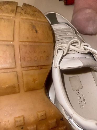 krosovka: Gucci, Ölçü: 35, rəng - Ağ, İşlənmiş — 9