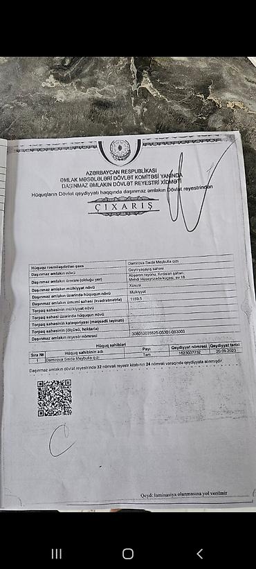 Kommersiya daşınmaz əmlakının satışı: Tagili SATILIR ümumi sahasi 1200 kv metir, Aylıq igarasi 4000 manat — 6