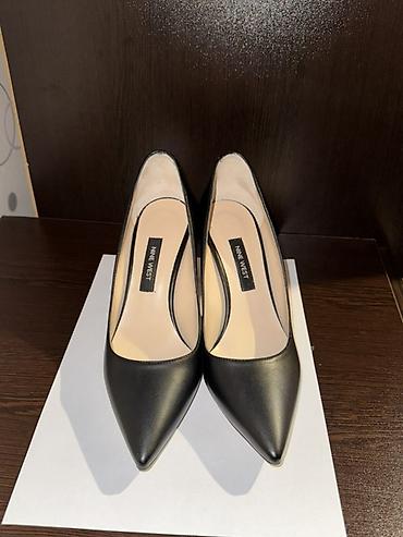 nine west: Nine West markali klassik iti burun qadin ayaqqabisi - Material: hamar — 1