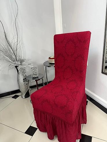 stilski namestaj leskovac: Navlake za stolice sa karnerom,elegantan barokni dezen. Komplet 6 — 5