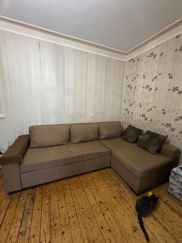 diva divan: Künc divan – çevrilən yataq və sandıqla - Forma: L-şəkilli künc divan — 1