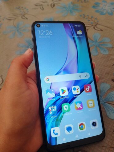 redimin: Redmi Note 9, 64 ГБ, цвет - Голубой, Отпечаток пальца, Две SIM карты