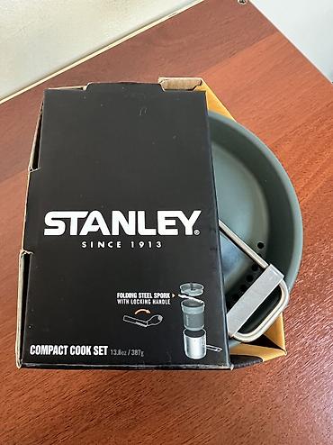 походный чайник: Набор для приготовления и приема пищи Stanley Compact Steel Cook Set — 3