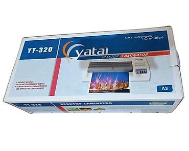 YT-320 A3 ЛАМИНАТОР Документтерди, сүрөттөрдү жана сертификаттарды