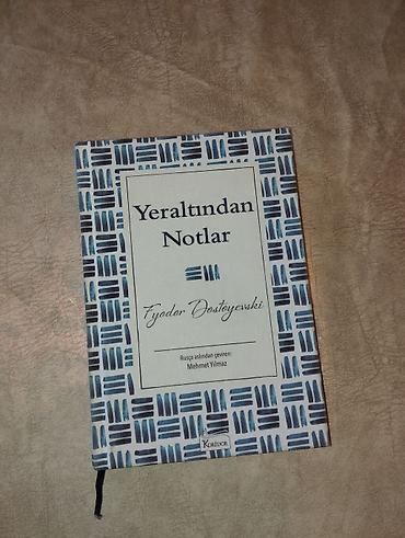 Спорт и хобби: Məhsul: Kitab – “Yeraltından Notlar” Müəllif: Fyodor Dostoyevski — 1