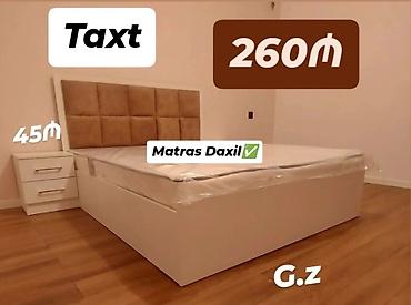 matras taxt: *Yeni ✨ _Taxt_ __Çarpayı_ 260Azn* 🔹İstehsal Rusiya Laminat 18/lik — 1