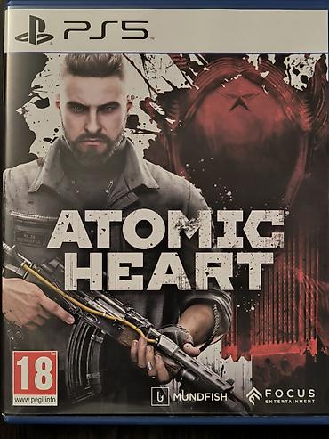 PS5 (Sony PlayStation 5): Atomic Heart (PS5). Tam rus dilində. Əla vəziyyətdədir. Pulsuz — 1
