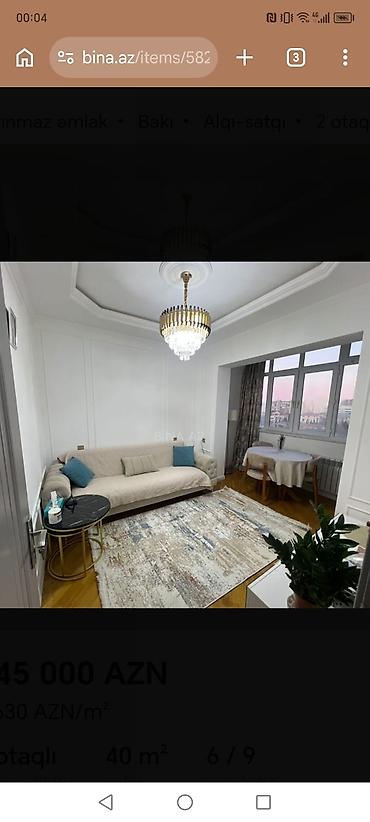 Otaqların uzunmüddətli kirayəsi: Nəsimi metrosunun yanı 2 otaqlı mənzil -da lalafo.az — 11 Otaqların uzunmüddətli kirayəsi: Nəsimi metrosunun yanı 2 otaqlı mənzil — 11