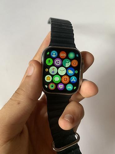 sato smart watch: Yeni, Smart saat, Apple, Sensor ekran, rəng - Boz — 5