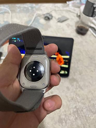 fitbit air купить бишкек: Apple Watch Ultra (49 мм), титановый корпус, сапфировое стекло. Серый — 3