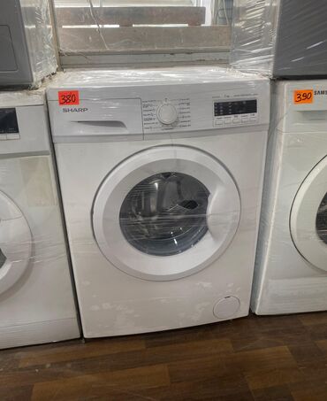 Soyuducu vitrinləri: Paltaryuyan maşın Sharp, 7 kq, Avtomat, Qurutmasız