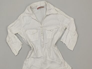 elegancka biała koszula: Koszula S (EU 36), stan - Zadowalający