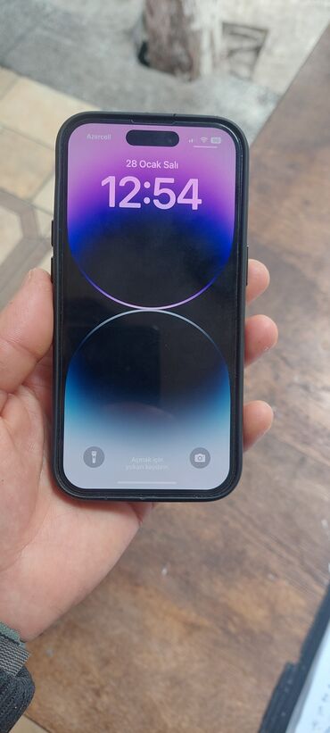 iphone 14 dubayski qiymeti: IPhone 14 Pro, 256 GB, Deep Purple, Simsiz şarj, Sənədlərlə, Face ID