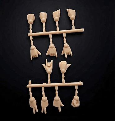 красавица: Кукольные кисти (рук) для шарнирной куклы (13 штук) (БЖД, 1/6 масштаб — 1