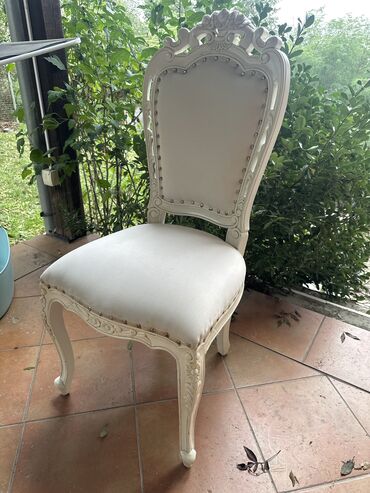 nenosene l: Dining chair, color - White, Used