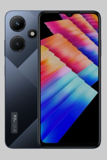 Infinix: Infinix HOT 30i, Б/у, 128 ГБ, цвет - Голубой, 2 SIM