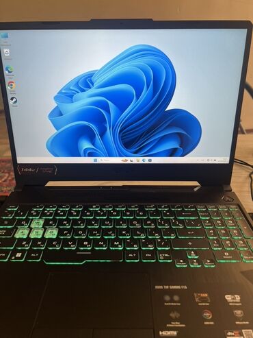 ноутбук rtx: Ноутбук, Asus, 16 ГБ ОЭТ, Intel Core i7, 15.6 ", Колдонулган, Оюндар үчүн, эс тутум NVMe SSD