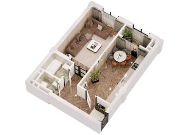 Продажа квартир: 1 комната, 54 м², Элитка, 11 этаж, Евроремонт