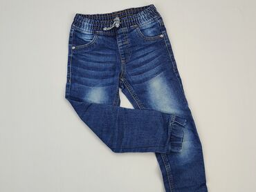 modne jeansy 2022: Spodnie jeansowe, Little kids, 5-6 lat, 116, stan - Bardzo dobry