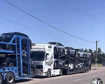 телешка для трактора: Автовоз для перевозки легковых автомобилей 8 местный - — 2