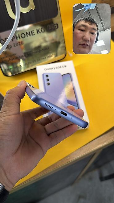 ssd 990: Samsung Galaxy A34 5G, Б/у, 256 ГБ, 2 SIM — 3
