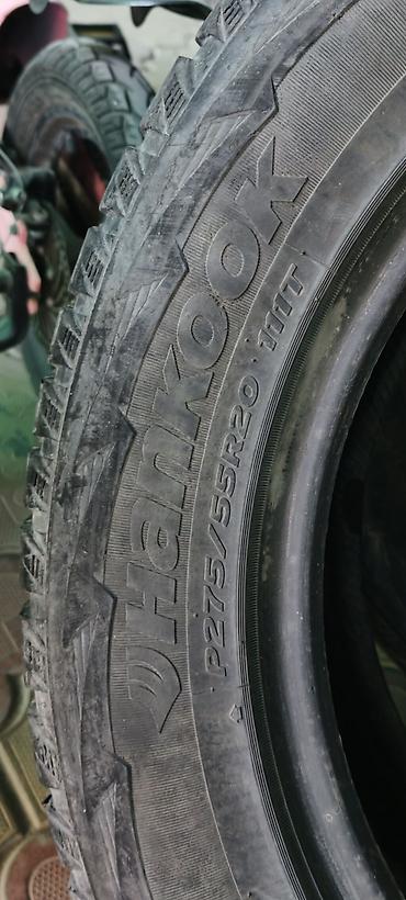 12 00 20: Шины 275 / 55 / R 20, Зима, Б/у, Пара, Внедорожные (АТ/МТ), Hankook — 1