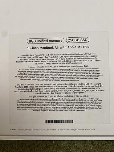 Ноутбуки Apple (MacBook): MacBook Air 13.3" Продаю MacBook Air M1 (2020) • Чип Apple M1 • at lalafo.kg — 9 Ноутбуки Apple (MacBook): MacBook Air 13.3" Продаю MacBook Air M1 (2020) • Чип Apple M1 • — 9
