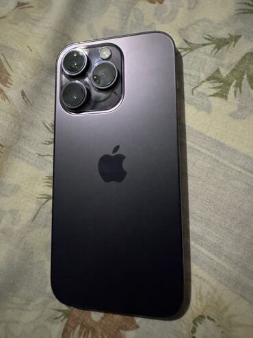 Apple iPhone: IPhone 14 Pro, 128 GB, Deep Purple, Simsiz şarj, Face ID