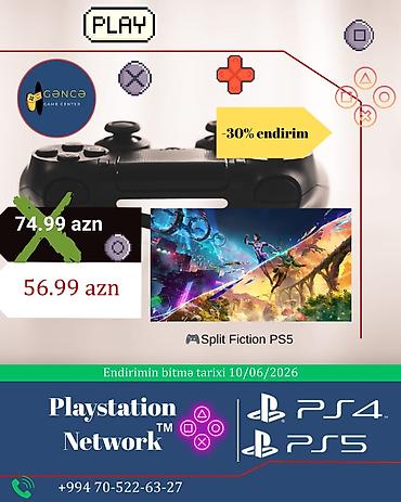 x 5: PlayStation Network üçün rəqəmsal oyunlar – PS4 və PS5 • Grand Theft — 10