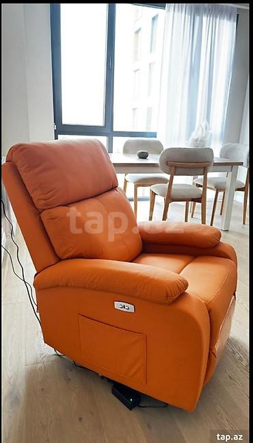 delfin masaj: Premium elektron masajlı Recliner kreslo – 360° fırlanan və yellənən — 5