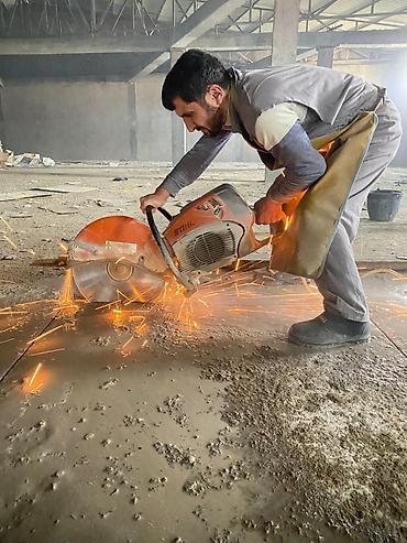Beton işləri: Beton kəsimi və deşik açma xidməti - Armaturlu beton, dəmir-beton — 1