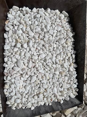 Мраморная крошка: Мраморная крошка, Белый, Ландшафтная, В тоннах — 25