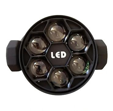 rush wave: 6*15W Led Beam Moving Head Light RGBW Mini(Пчела) -Напряжение: ? — 5