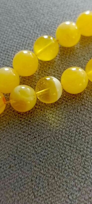 Təsbehlər: Endirim!!! 100% təbii bütöv daş kəhrəba — 22