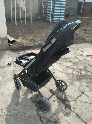 Коляски: Коляска, цвет - Черный, Б/у — 2