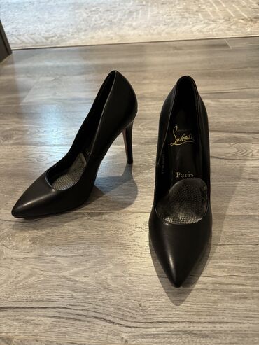 черные туфли 35 размера: Туфли 35.5, түсү - Кара
