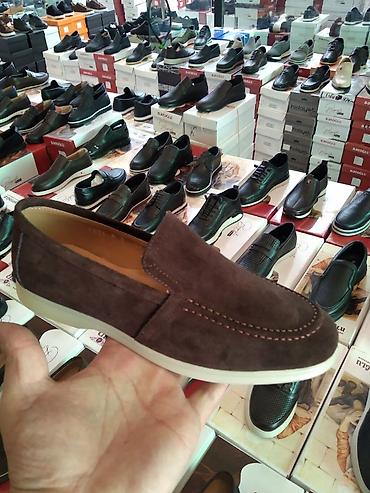 часы смарт: Məhsul: Kişi mokasinləri (slip-on) - Material: Yumşaq süet üst hissə — 1