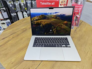 Masaüstü kompüterlər və iş stansiyaları: 15inc M3/8 /256 100pil Apple Macbook Air Cup Apple M3 RAM 8GB SSD