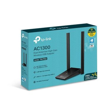 Модемы и сетевое оборудование: Супер мощный Wi-Fi приемник для ПК tp-link archer T4Uplus для
