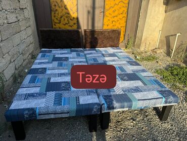 Bağ, çöl oturacaqları: Təzə çarpayılar. Taxtadan yıgılır ustu dikdən. 2 sm maçalkası var