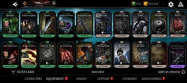 Спорт и хобби: Mortal Kombat Mobile oyun hesabı – yüksək səviyyəli kolleksiya - — 5