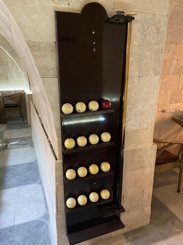 Bilyard masaları: Bilardo stol dəsti – tam komplekt - Peşəkar ölçülü bilardo stolu — 4