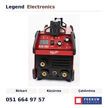 alet: Elan başlığı: Qaynaq aparatı 950W Red Qaynaq aparatı 950W Red – — 1
