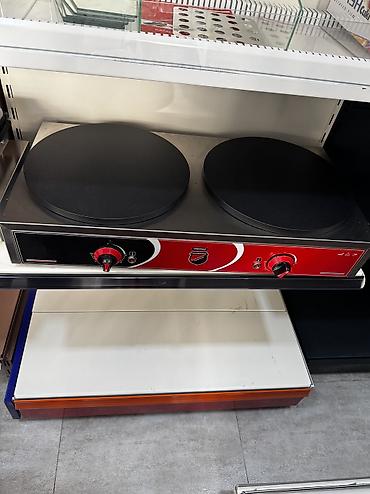 Оборудование для ресторанов, кафе: 🥞 İşıkgaz 2-li Elektrikli Krep Maşını (Türkiyə) 🏗️ Keyfiyyət və Brend — 2