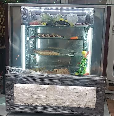 kabab: Endirim‼️Kabab vitrini 950 Azn. Ideal veziyyetde. Uzunluq 130sm,eni — 1